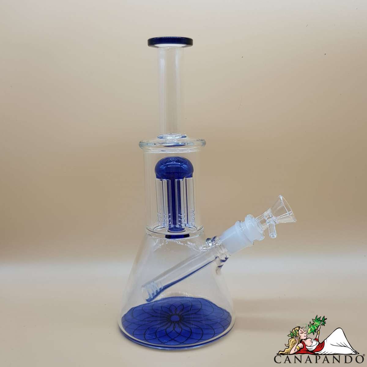 Bong In Vetro Borosilicato A Forma Di Tazza - 8 Pollici Con Riciclatore - Foto 10