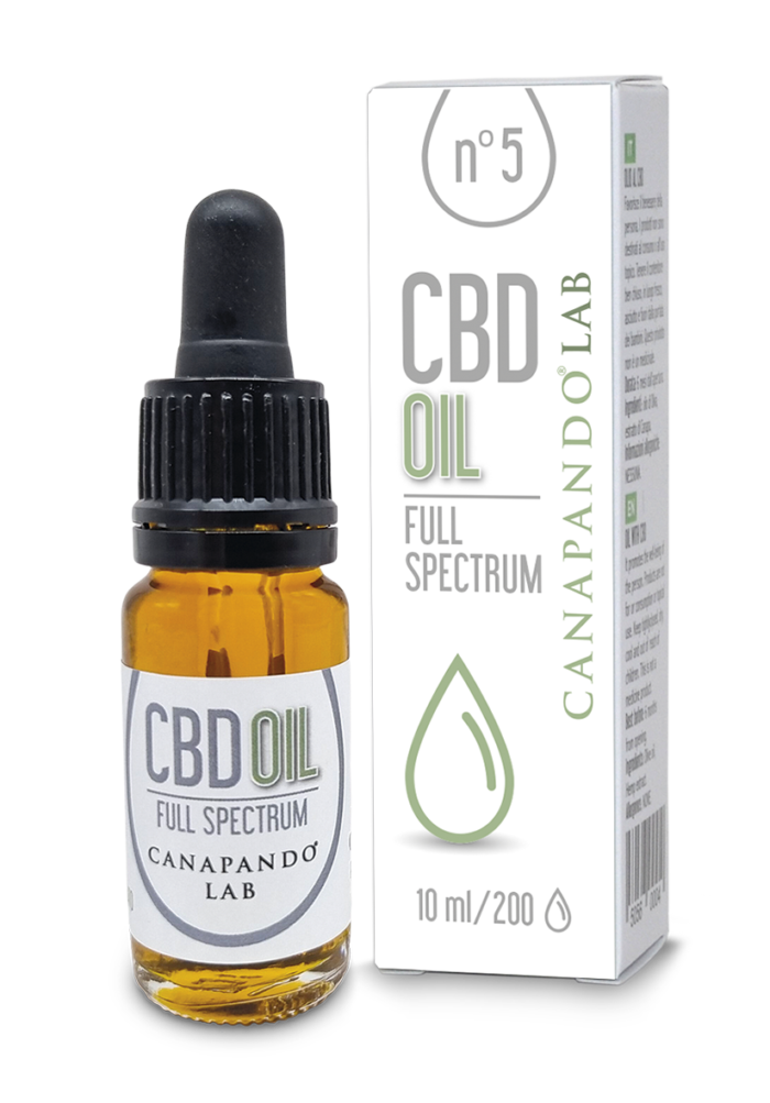 Olio di CBD N°5 - Canapando </br> Full Spectrum - Decarbossilato