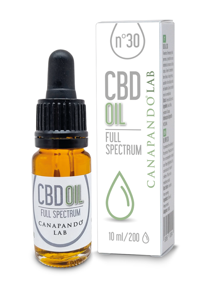 Olio di CBD N°30 - Canapando </br> Full Spectrum - Decarbossilato